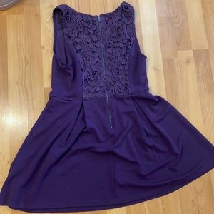 Purple Lace Dress